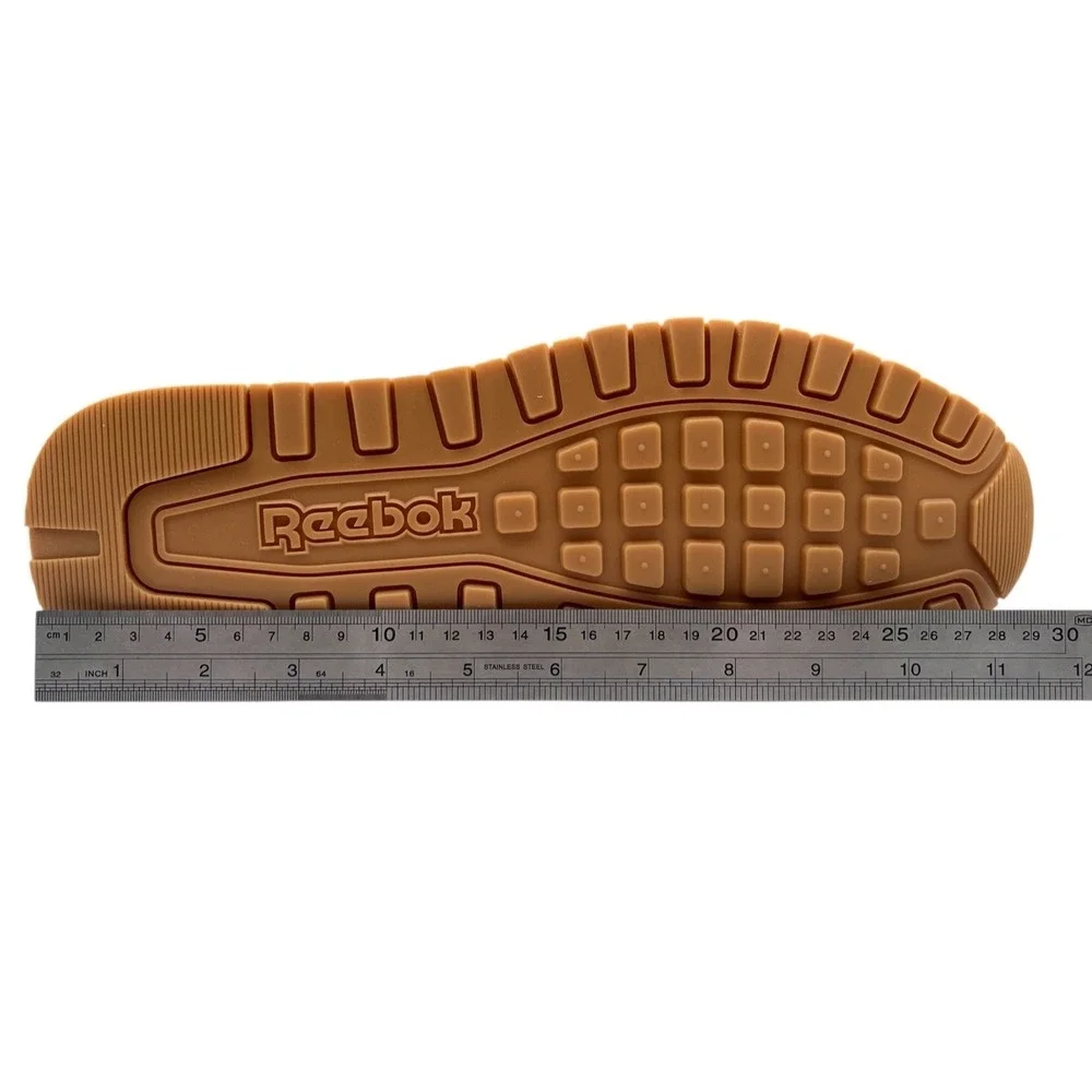 Reebok Glide Mens Classic Style Sneaker Size‎ 11.5 White/Tan Ortholite Comfort
